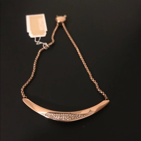 Michael Kors Rose Gold Tone Slider Bracelet - Picture 7 of 7